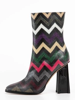 Botki na obcasie Missoni