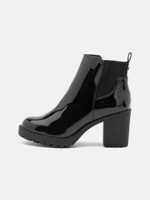 Botki na obcasie ONLY SHOES By Zalando czarny