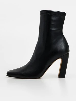 Botki na obcasie Steve Madden czarny