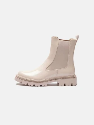 Botki na platformie Anna Field By Zalando beżowy