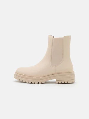 Botki na platformie Anna Field By Zalando mleczny