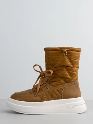 Botki na platformie Ash