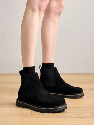 Botki na platformie Birkenstock