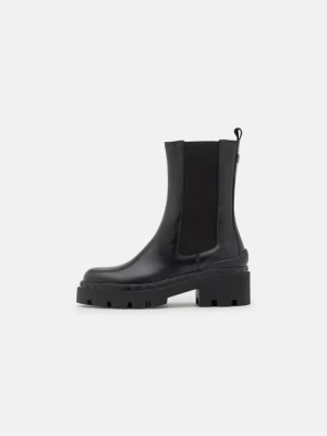 Botki na platformie Blugirl Blumarine czarny