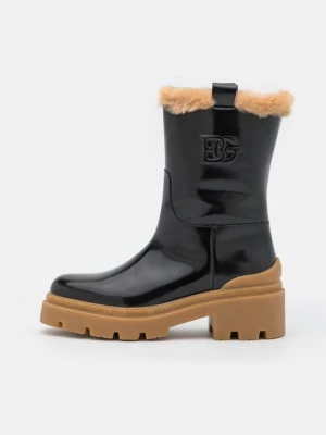 Botki na platformie Blugirl Blumarine czarny