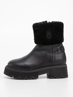 Botki na platformie Bogner