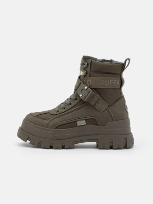 Botki na platformie Buffalo khaki