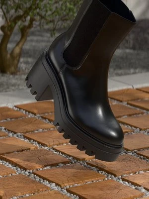 Botki na platformie Calvin Klein