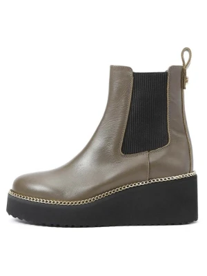 Botki na platformie Carvela Comfort khaki