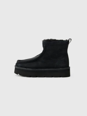 Botki na platformie Clarks czarny