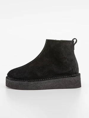 Botki na platformie Clarks czarny