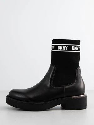 Botki na platformie DKNY