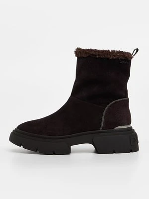 Botki na platformie DKNY