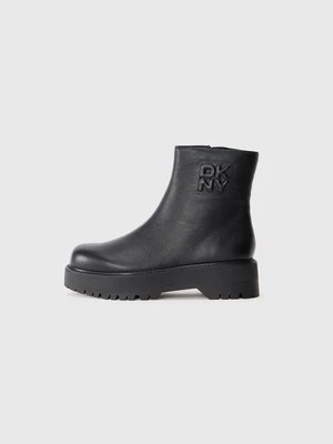 Botki na platformie DKNY