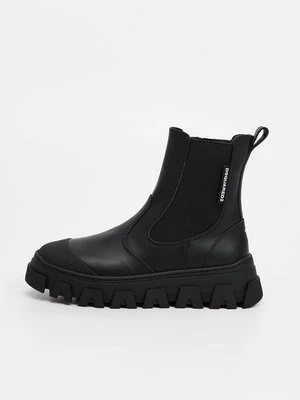 Botki na platformie Dsquared2 czarny