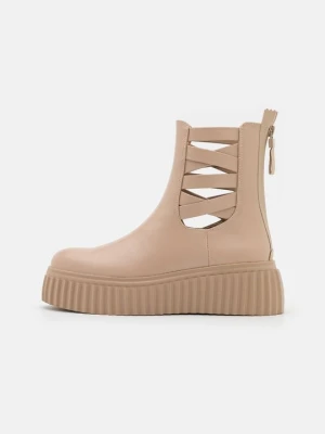 Botki na platformie Even&Odd By Zalando beżowy