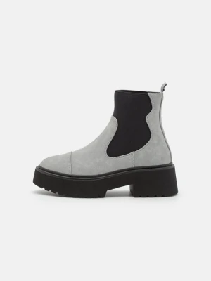 Botki na platformie Even&Odd By Zalando szary