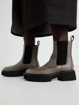 Botki na platformie Even&Odd By Zalando taupe