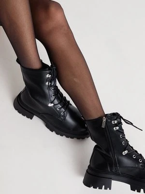 Botki na platformie Even&Odd Wide Fit