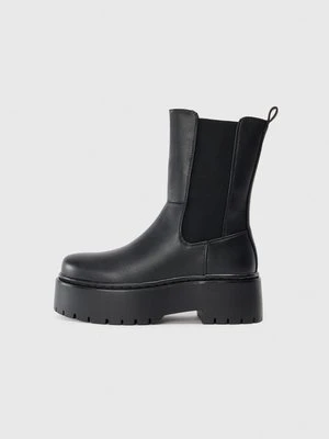 Botki na platformie Even&Odd Wide Fit