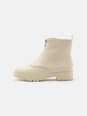 Botki na platformie Even&Odd Wide Fit By Zalando beżowy