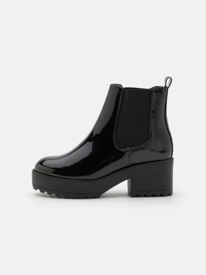 Botki na platformie Even&Odd Wide Fit By Zalando czarny