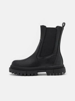 Botki na platformie Even&Odd Wide Fit By Zalando czarny