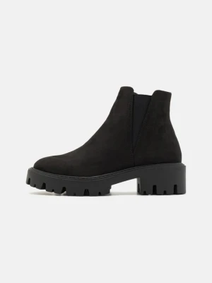 Botki na platformie Even&Odd Wide Fit By Zalando czarny