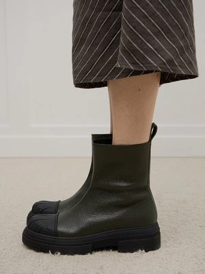 Botki na platformie Furla