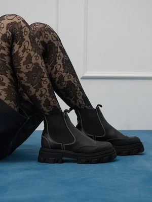 Botki na platformie Ganni