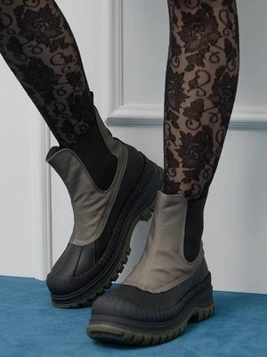 Botki na platformie Ganni