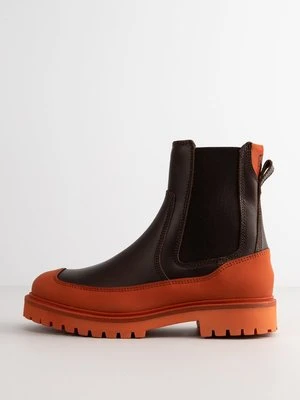 Botki na platformie Gant