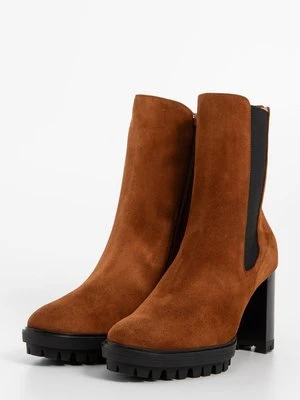 Botki na platformie Högl