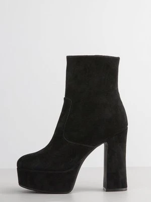 Botki na platformie Jeffrey Campbell czarny