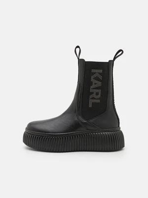 Botki na platformie Karl Lagerfeld