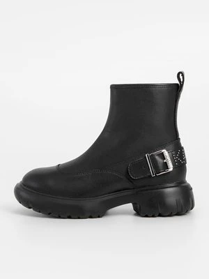 Botki na platformie Karl Lagerfeld
