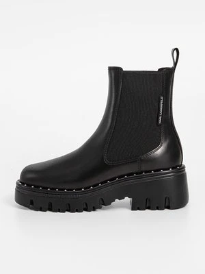 Botki na platformie Karl Lagerfeld