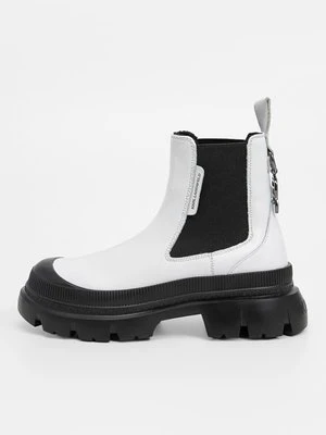 Botki na platformie Karl Lagerfeld