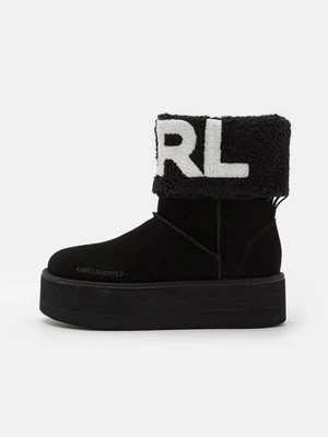 Botki na platformie Karl Lagerfeld