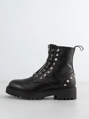 Botki na platformie Karl Lagerfeld Jeans