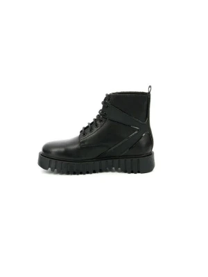 Botki na platformie Kickers czarny