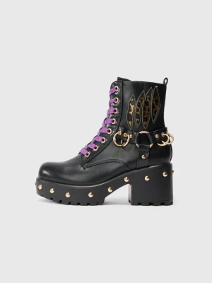Botki na platformie Koi Footwear czarny
