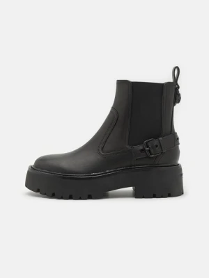 Botki na platformie Kurt Geiger czarny