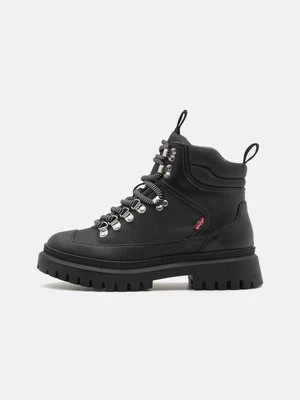 Botki na platformie Levi's czarny