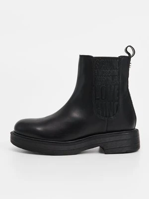 Botki na platformie Love Moschino