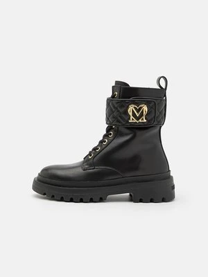 Botki na platformie LOVE MOSCHINO czarny