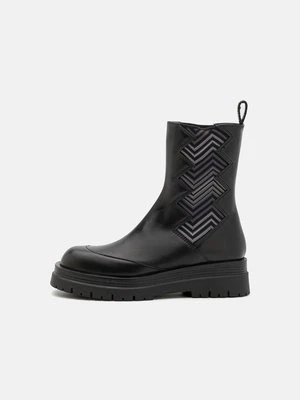 Botki na platformie Missoni
