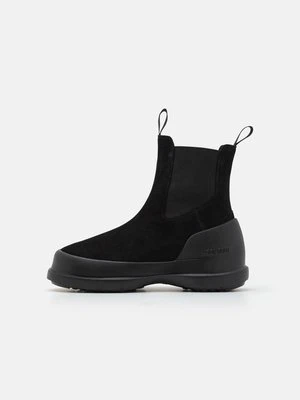 Botki na platformie moon boot