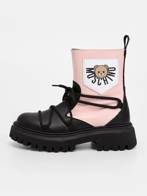 Botki na platformie Moschino