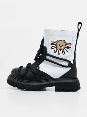 Botki na platformie Moschino